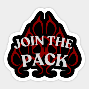 Be A Part Of The Pack Sticker